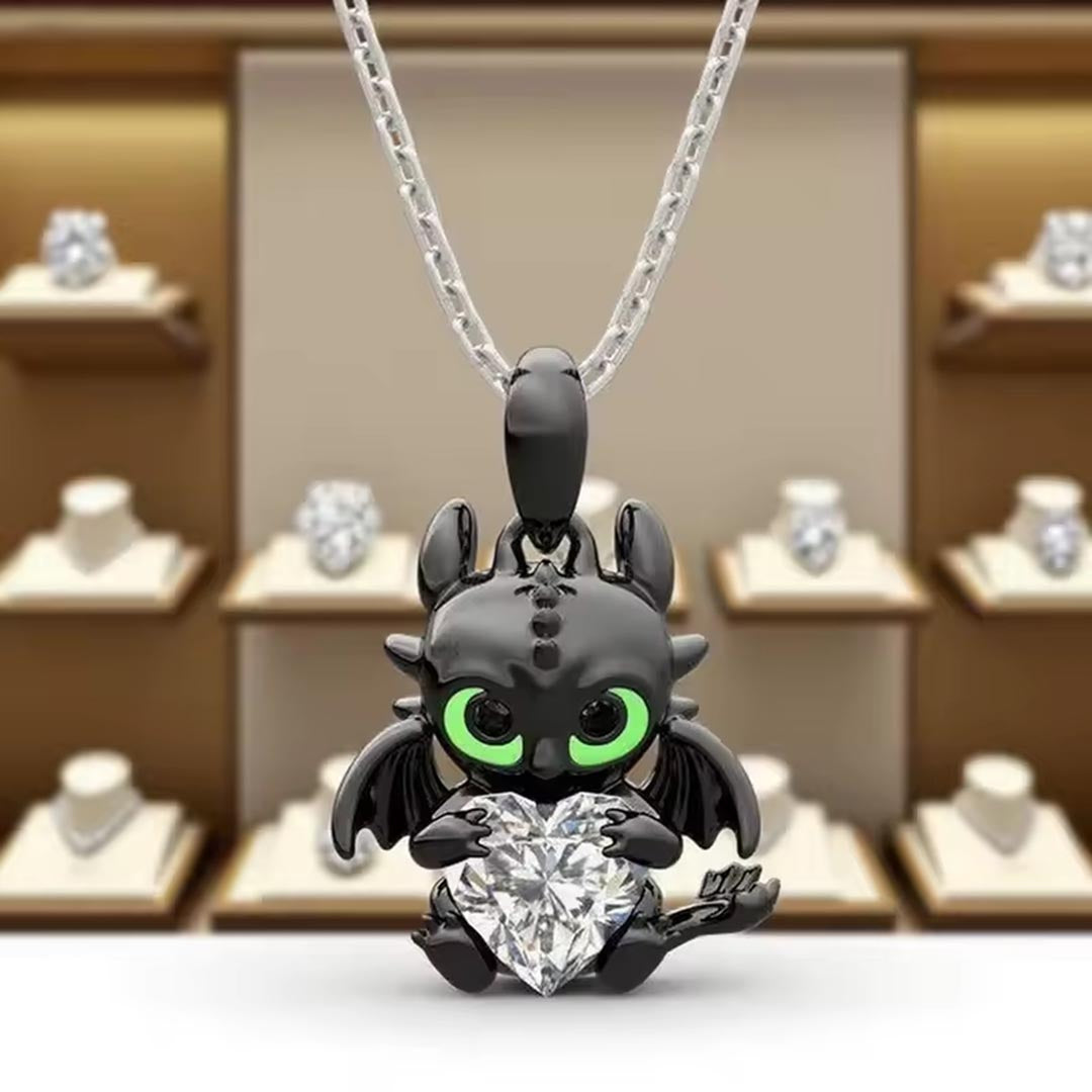 Colgante Dragoncito con corazón