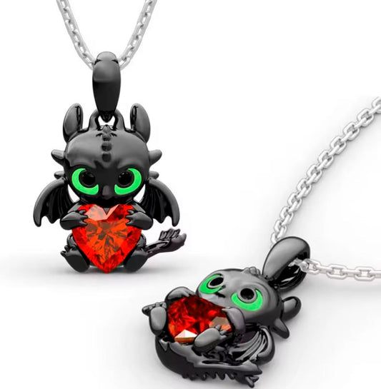 Colgante Dragoncito con corazón