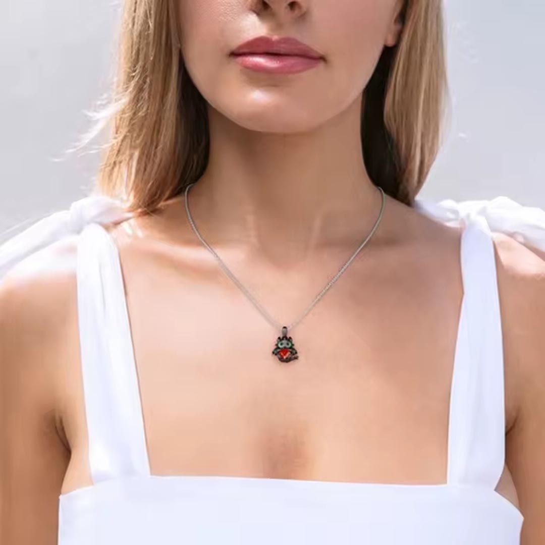 Colgante Dragoncito con corazón